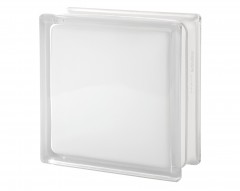 VITRABLOK glass block 1919/8 MATTY WHITE CLEARVIEW 10pcs