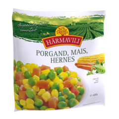 HÄRMAVILI Peas, maize, carrot Härmavili 400g 0,4kg