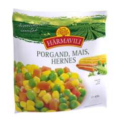 HÄRMAVILI Hernes mais porgand 0,4kg