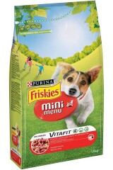 FRISKIES Koeratoit liha ja terav 1,5kg