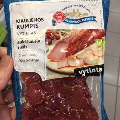 KLAIPEDOS MESINE Vinnutatud sealiha viilud "MUSU DVARO" 90g