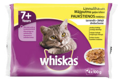 WHISKAS Whiskas pouch Senior Poultry Selection in jelly 4x100g 400g