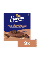 ELOVENA Väikesed šokolaadiküpsised 100% kaeraga 9x18g 162g