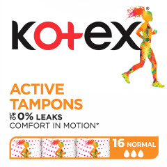 KOTEX Tamponi kotex active normal . 16pcs