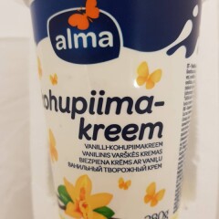 ALMA Kohupiimakreem vanilli 2,5% 380g
