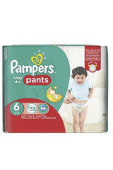 PAMPERS BD pants 6 püksmähe 16  kg 32pcs