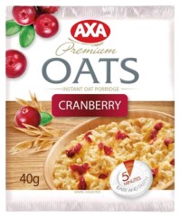 AXA Instant oatmeal cranberry 40g