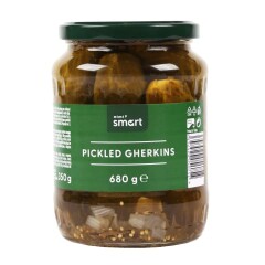 RIMI SMART PICKLED CUCUMBERS 680g