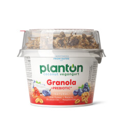 PLANTON Kokosų kremas su probiotikais ir granola PLANTON, 6x170g 170g