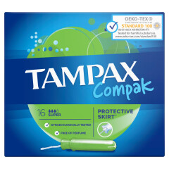 TAMPAX Tamponai TAMPAX COMPAK SUPER, 16 vnt. 16pcs