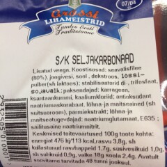 GROSSI LIHAMEISTRID S/K seljakarbonaad 1kg