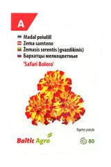 BALTIC AGRO Marigold 'Safari Bolero' 80 seeds 1pcs