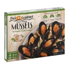 R SEAFOOD Šaldytos blūnosios midijos šaldyų ir sviesto padaže 454g