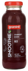 GRANINI Braškių ir bananų kokteilis granini 250ml