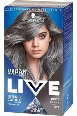 SCHWARZKOPF Juukseväärv live color urban metallics u72 dusty silver 1pcs