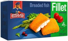 ESVA Fish fillet portions breaded 0,285kg