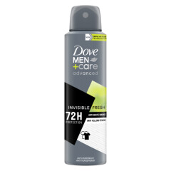 DOVE MEN DM+C Antyperspirant w Sprayu 150ml Advanced Care Invisible Fresh 150ml
