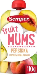 SEMPER Biezenis persiku, ābolu un banānu 110g