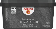 ALPINA Dekoratiivvärv metall Alpina 1L must 1l