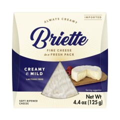 BRIETTE Valgehallitusjuust Creamy & Mild 125g