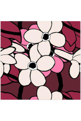 DESIGNS FOR DUNI-V Salvrätik roosa lilleaed 24cm 20pcs