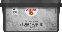 ALPINA Dekoratyviniai dažai ALPINA METALL-EFFEKT STURM SILBER, 1 l 1l