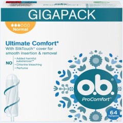 O.B. Higiēnas tamponi Procomfort Normal 64pcs