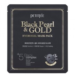 PETITFEE GOLD HYDRO NÃOMASK BLACK PEARL& 1pcs