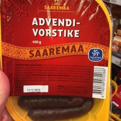 SAAREMAA LIHATÖÖSTUS Advendivorstike 450g