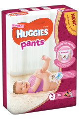 HUGGIES Sausk.keln.HUGGIES GIRLS(3) 7-12kg,58vnt 58pcs