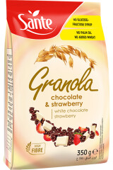 SANTE Granola valge šokolaadi-maasika 350g