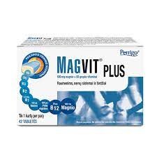 MAGVIT PLUS 500MG Magvit Plus 500mg magnio ir 8B grupės vit. tab. N42 (Abtei OP Pharma GmbH) 42pcs