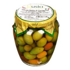 GUSTO Olives in brine with stones 550g