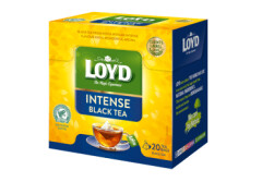 LOYD Melnā tēja maisiņos Intense 20x2 40g