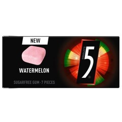 FIVE 5 SUGARFREE GUM WATERMELON, 7 vnt. 14,4g