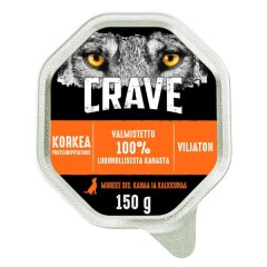 CRAVE Dog food with chicken and turkey meat 150g