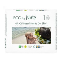 NATY Sauskelnės ECO BY NATY (1) 2-5kg, 25vnt. 25pcs