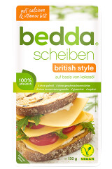 BEDDA Bedda vegan võileivaviilud rikastatud Ca ja B12, cheddar 150g
