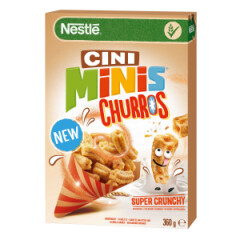 NESTLE Dribsniai NESTLE CINI MINIS CHURROS,360g 360g