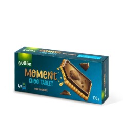 GULLON Moment Choco Tablet with milk chocolate 150g