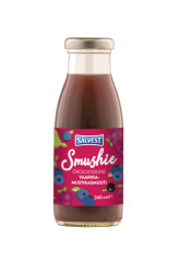 SMUSHIE Organic Raspberry and blueberry smoothie 240ml