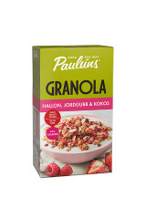 PAULUNS Paulúns Crunchy Granola with Raspberry, Strawberry and Coconut 450g