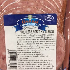 GROSSI LIHAMEISTRID Poolsuitsuvorst Küüslaugu 1kg