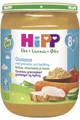 HIPP PÜREE KUSKUS-KÖÖGIV-KANA 8k. 190g