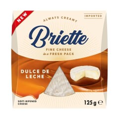 BRIETTE Valgehallitusjuust Brie dulce de leche 125g