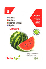 BALTIC AGRO Watermelon Seeds 'Crimstar' F1 6 seeds 1pcs