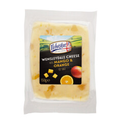 ILCHESTER Cheese Wensleydale with mango&orange, 38%, 12x150g 150g