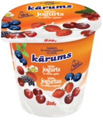 KARUMS Jogurts bifido ar meža ogām 350g