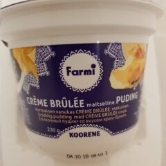 FARMI koorene puding brülee 230g