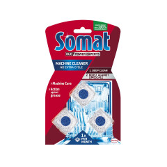 SOMAT Indaplovių priežiūros priemonė SOMAT Machine Cleaner, 3 vnt 60g